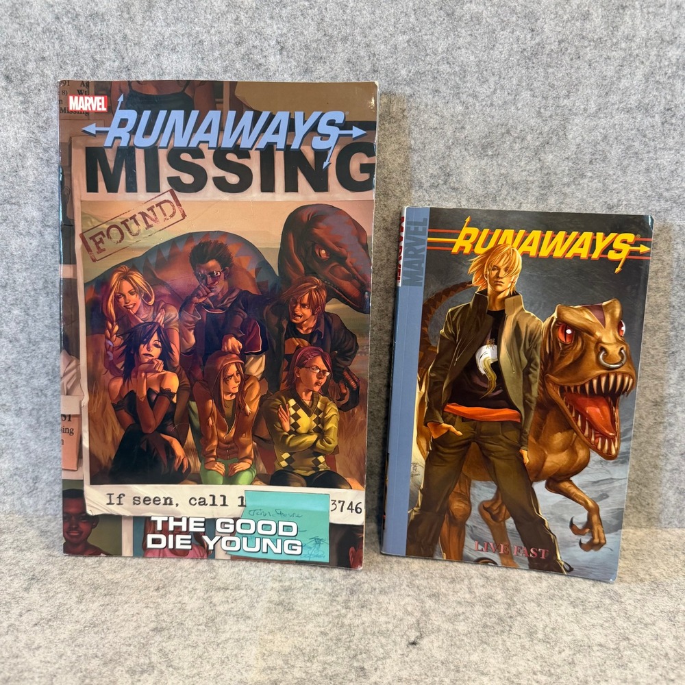 2x Runaways Marvel Comics Graphic Novel